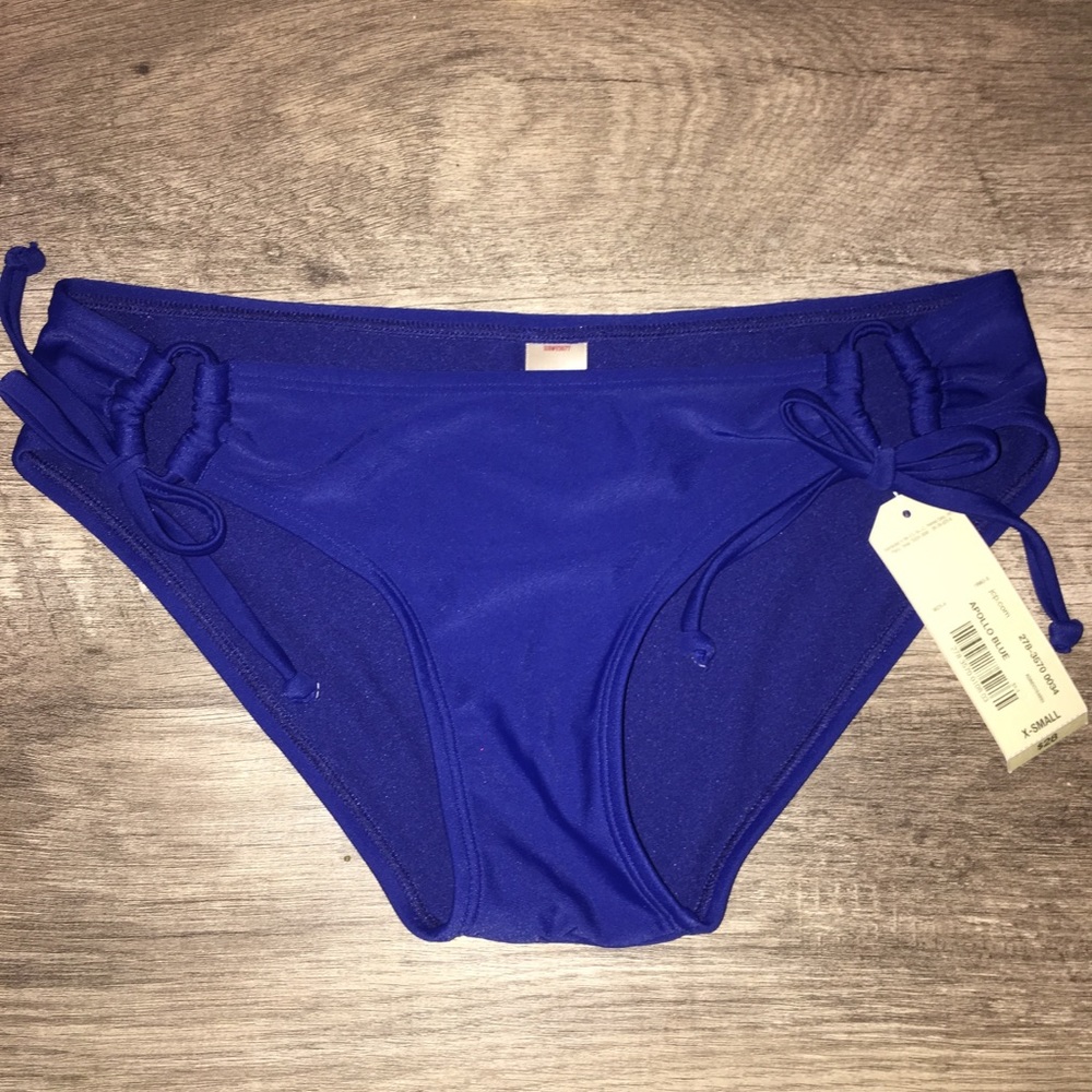 Extra small Blue bikini bottom with strings
